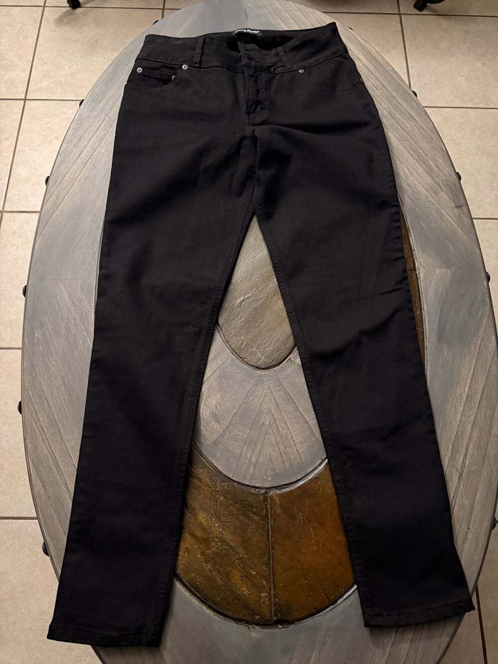 Pierre Cardin Jeans Women's Black Stretch Pants Size 10